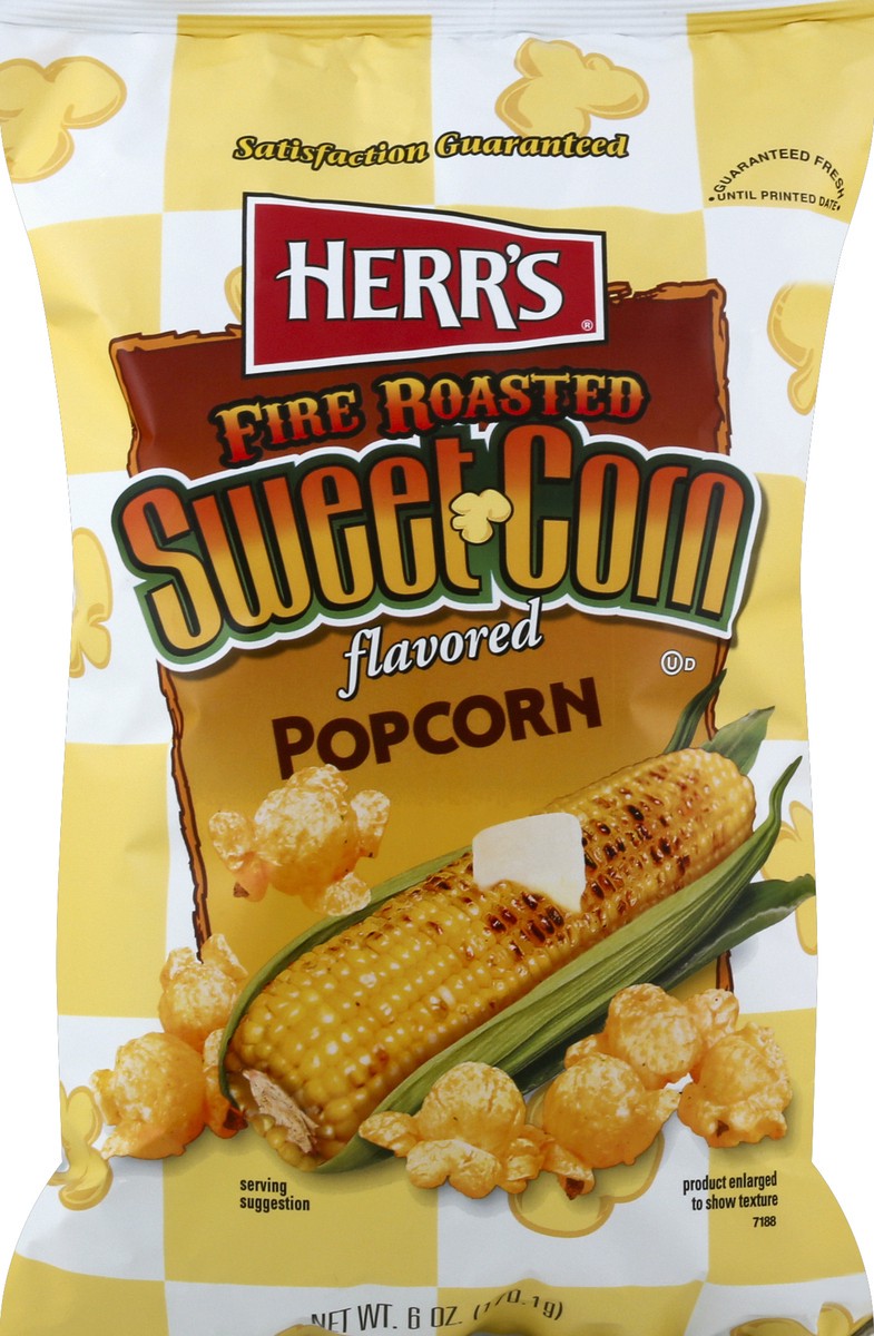 slide 5 of 6, Herr's Fire Roasted Sweet Corn Popcorn, 6 oz