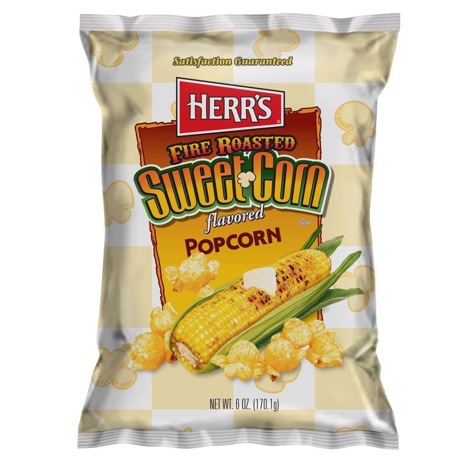 slide 1 of 6, Herr's Fire Roasted Sweet Corn Popcorn, 6 oz