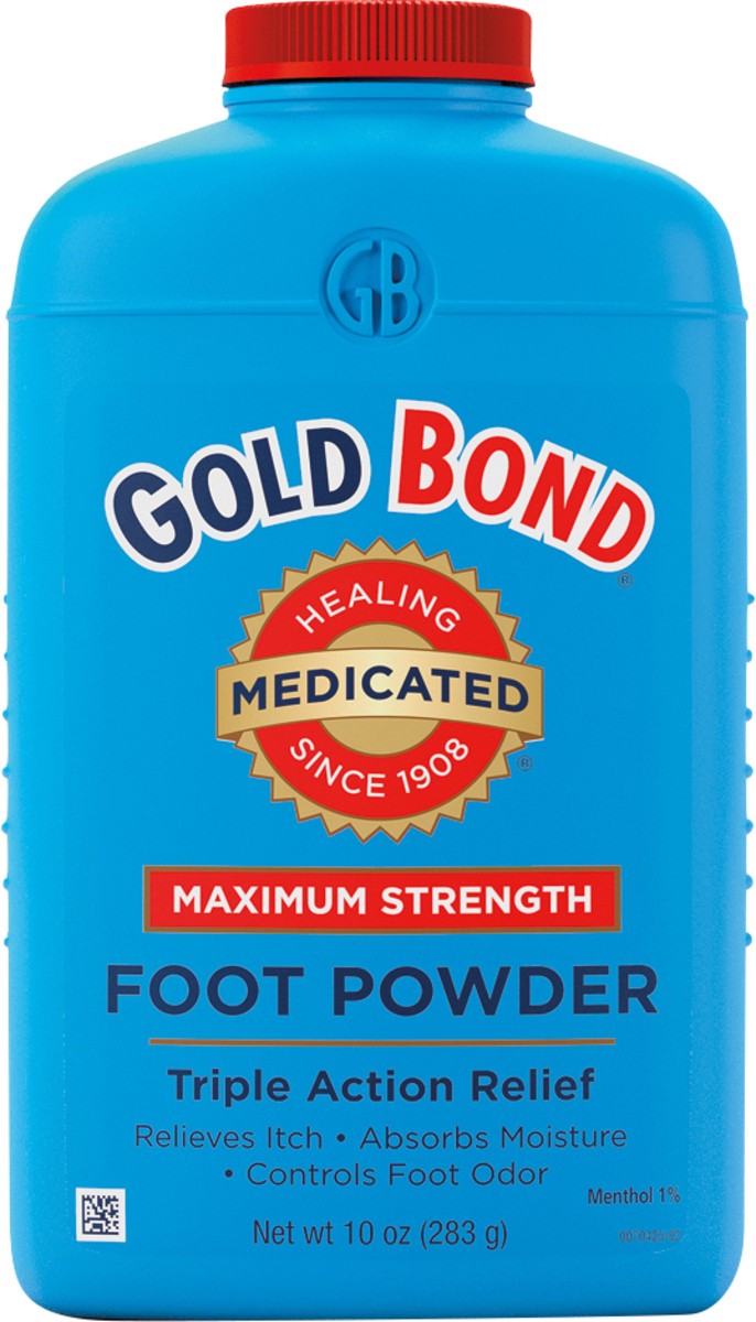 slide 1 of 8, Gold Bond Foot Powder, 10 oz