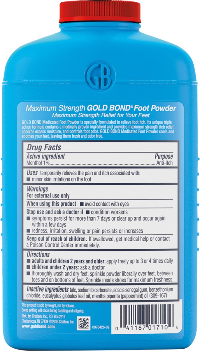 slide 7 of 8, Gold Bond Foot Powder, 10 oz