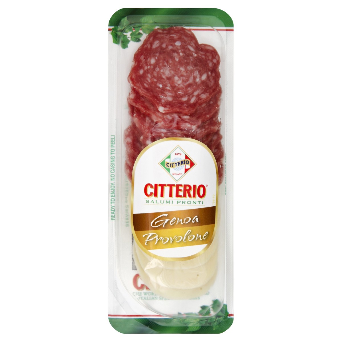 slide 1 of 2, Citterio Genoa & Provolone 3 oz, 3 oz