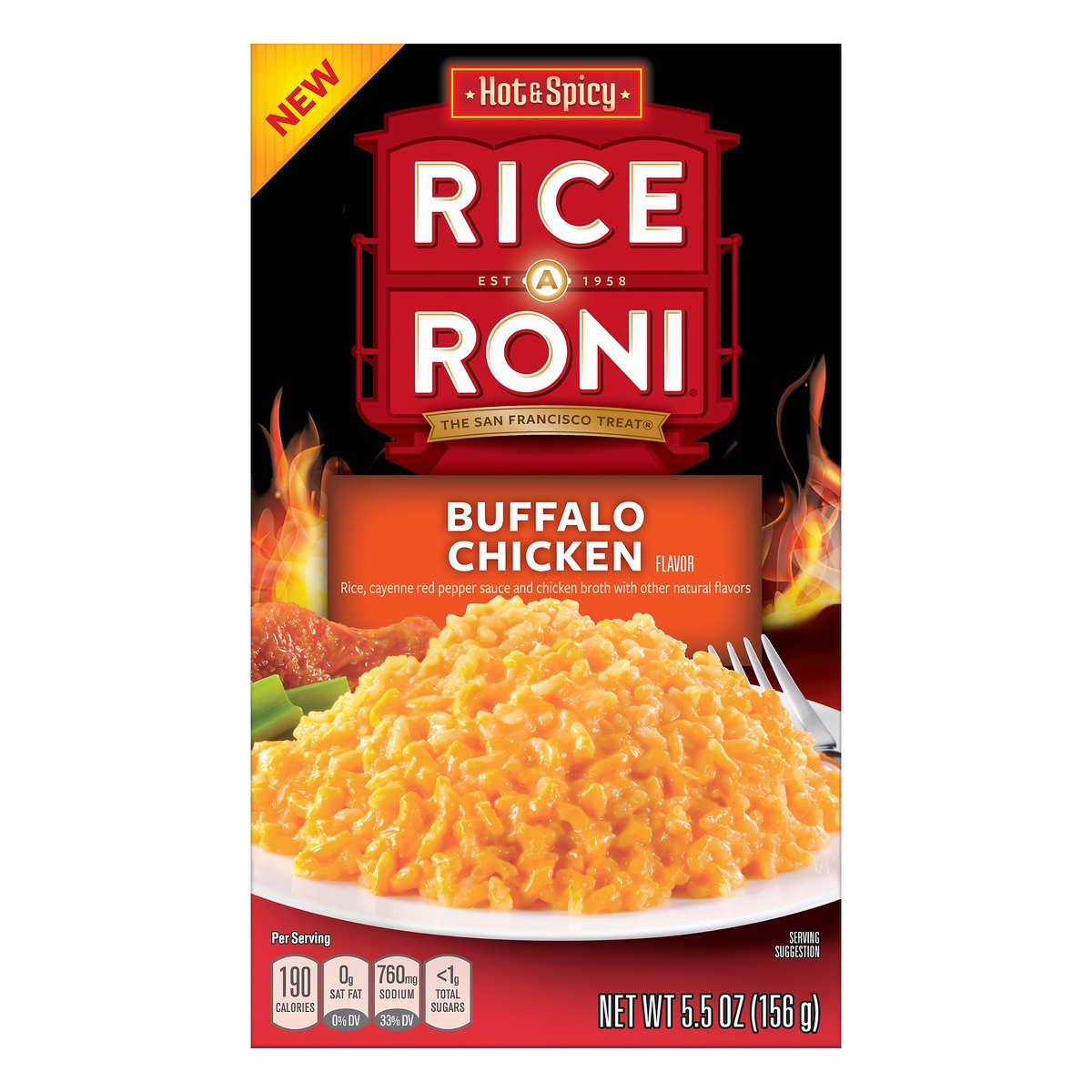 slide 1 of 1, Rice-A-Roni Buffalo Chicken Pasta, 5.5 oz