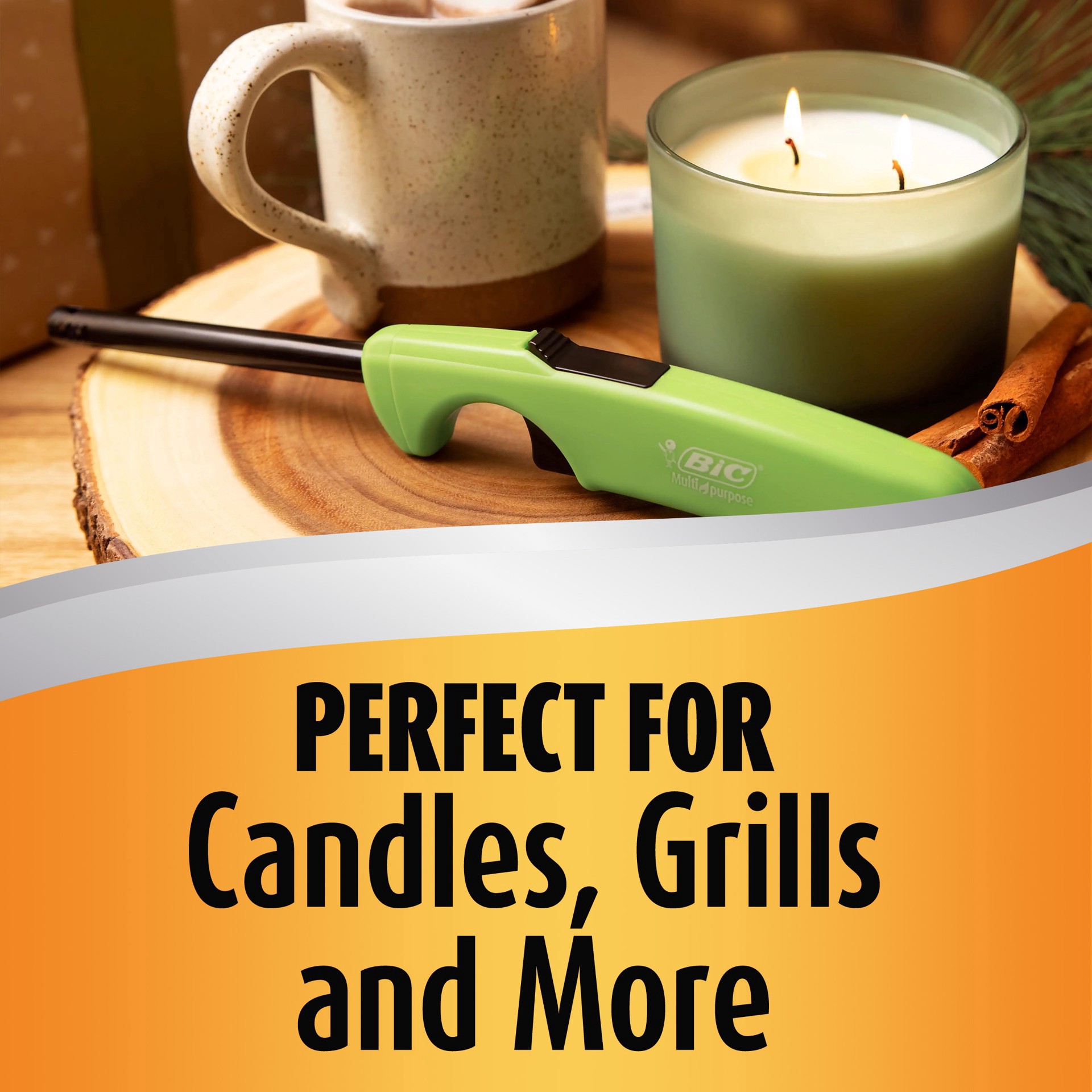 slide 2 of 11, BIC Assorted Bic Multi-Purpose Candle Lighter, 1pc., 1.38 in x 4 in x 13.05 in