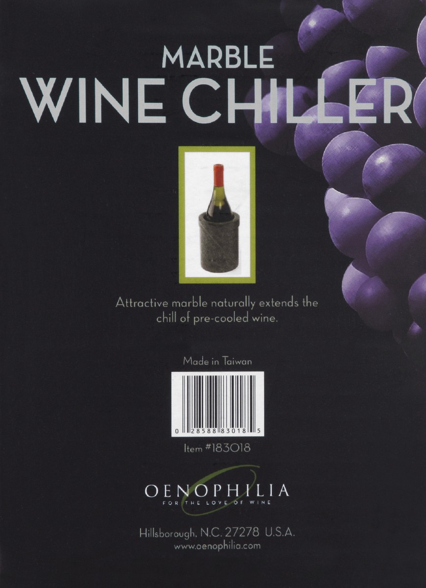slide 3 of 5, Oenophilia Wine Bottle Marble Chiller Green, 1 ct