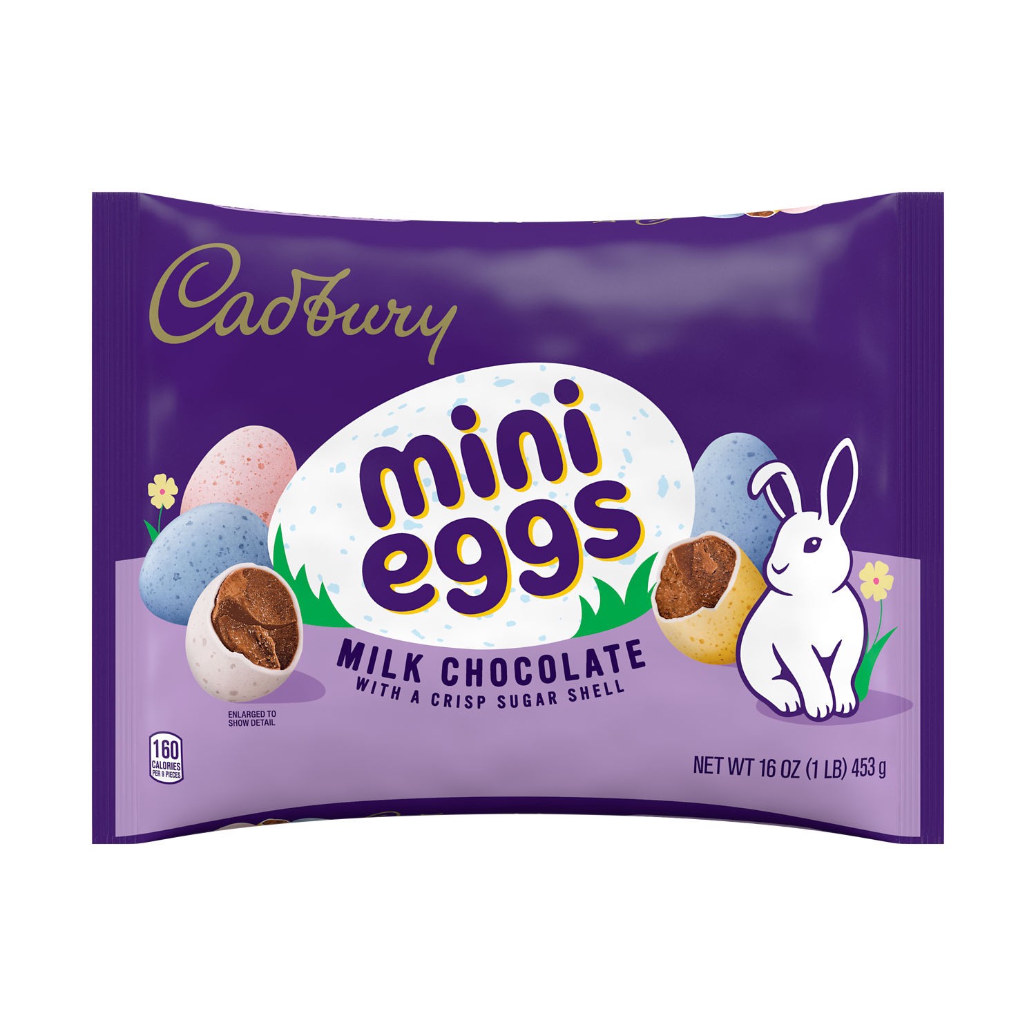 slide 1 of 7, CADBURY MINI EGGS Milk Chocolate, Easter Candy Bag, 16 oz, 16 oz