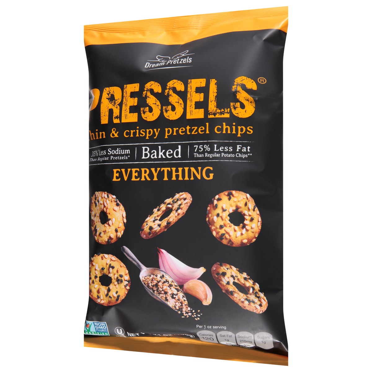 slide 3 of 9, Dream Pretzels Everything Pretzel Chips 7.1 oz, 7.1 oz