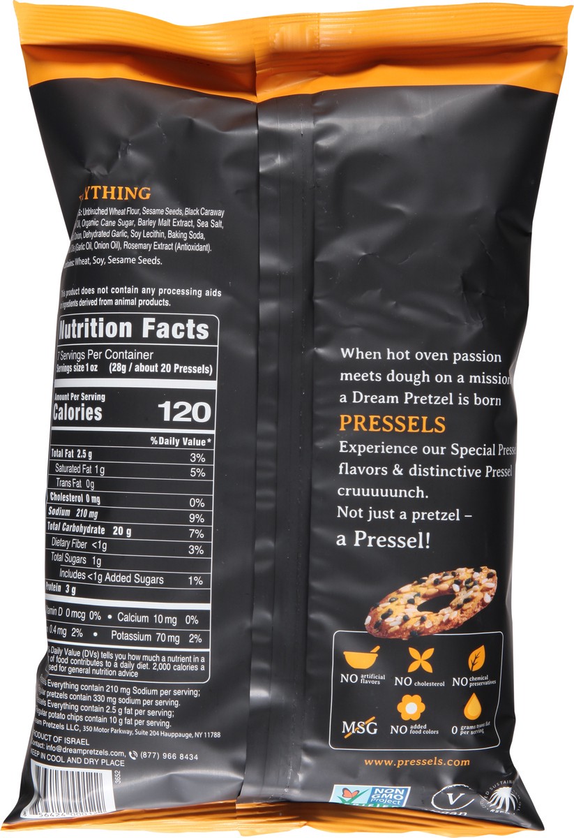 slide 5 of 9, Dream Pretzels Everything Pretzel Chips 7.1 oz, 7.1 oz