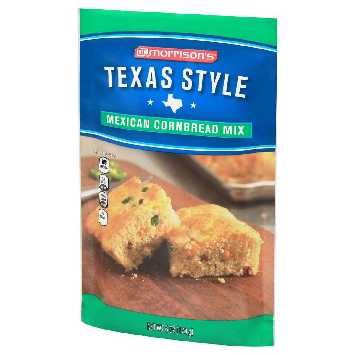 slide 9 of 9, Morrison's Texas Style Mexican Cornbread Mix 6 oz, 6 oz