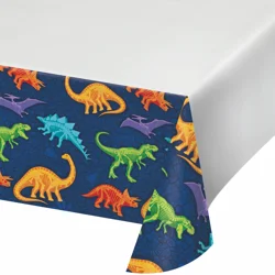 Creative Converting Dino Dig Table Cover, 1ct.