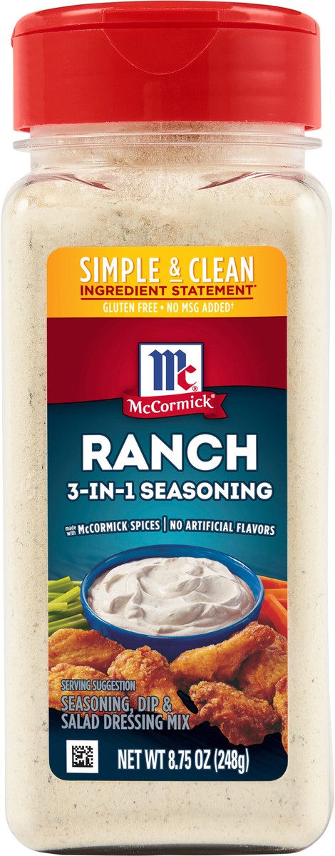 slide 6 of 9, McCormick Ranch Seasoning Mix, 8.75 oz