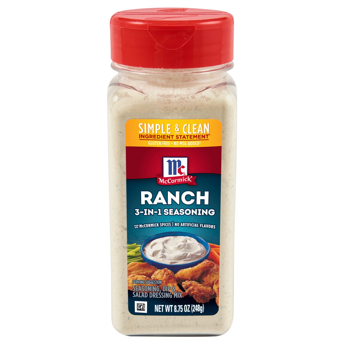 slide 1 of 9, McCormick Ranch Seasoning Mix, 8.75 oz