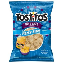 Tostitos Bite Size Tortilla Chips Rounds 17 Oz