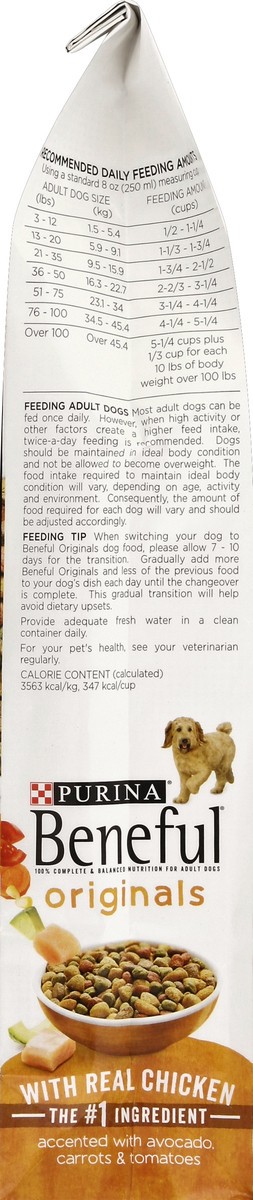 slide 3 of 6, Purina Beneful Originals With Real Chicken Dog Food, 3.5 lb