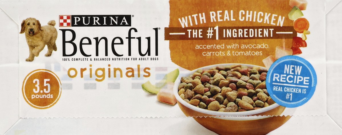 slide 4 of 6, Purina Beneful Originals With Real Chicken Dog Food, 3.5 lb