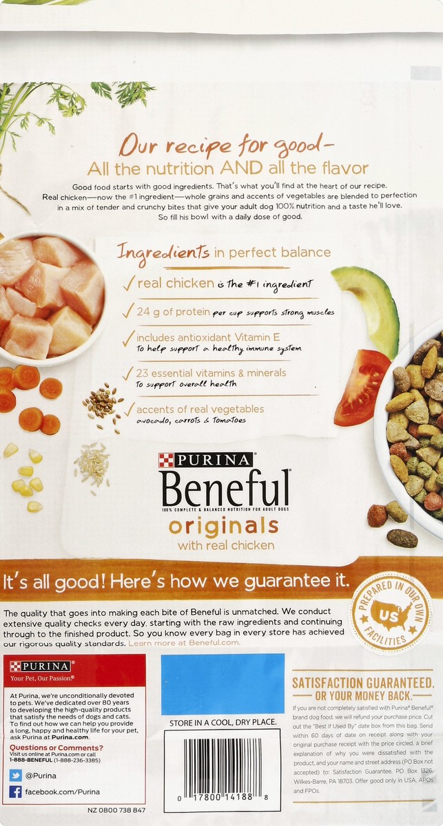 slide 6 of 6, Purina Beneful Originals With Real Chicken Dog Food, 3.5 lb