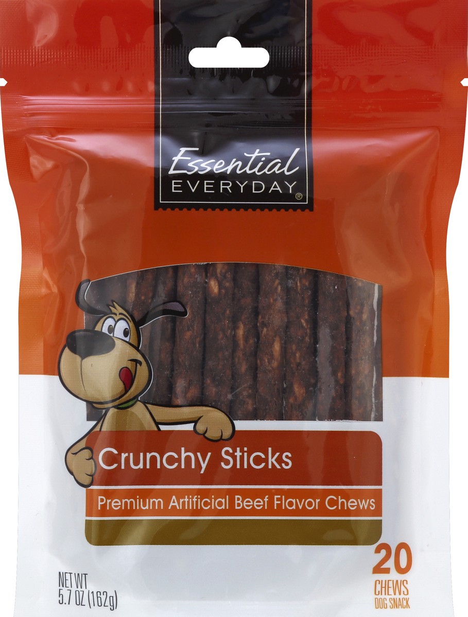 slide 4 of 6, Essential Everyday Dog Snack, Crunchy Sticks, 20 ct