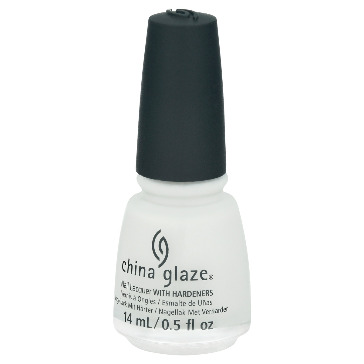 slide 3 of 10, China Glaze Nail Polish Lacquer, White On White, 1 ct