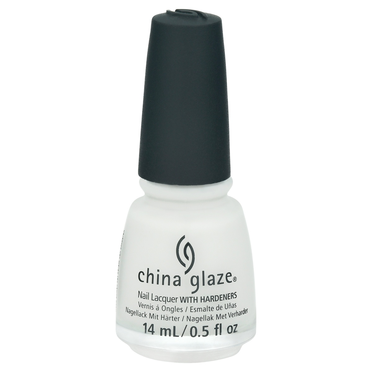 slide 10 of 10, China Glaze Nail Polish Lacquer, White On White, 1 ct