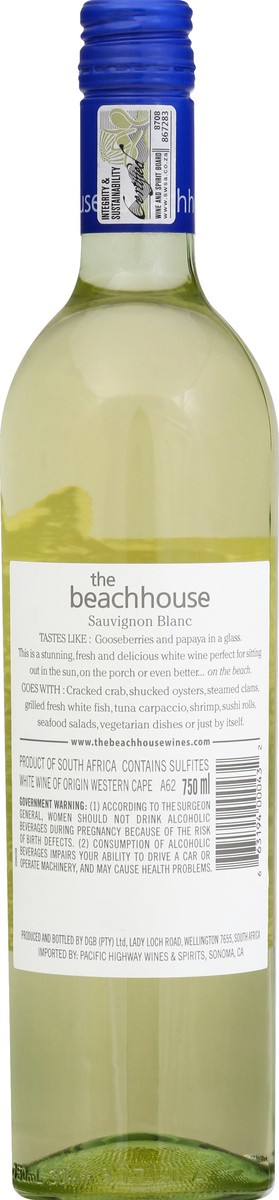 slide 3 of 6, the beachhouse Sauvignon Blanc White Wine - 750ml Bottle, 750 ml