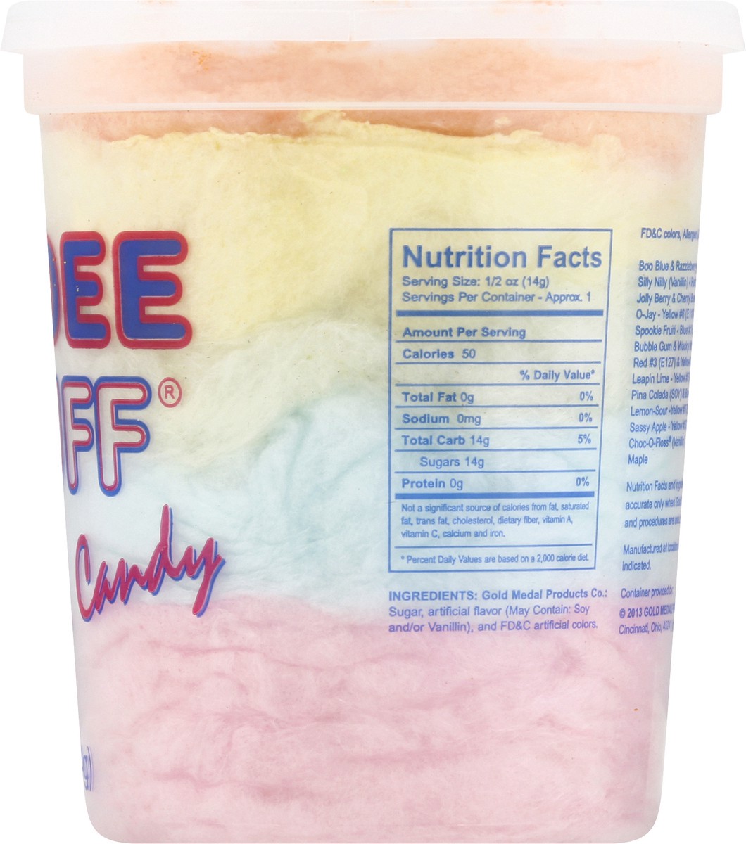 slide 5 of 11, Candee Fluff Cotton Candy, 0.5 oz