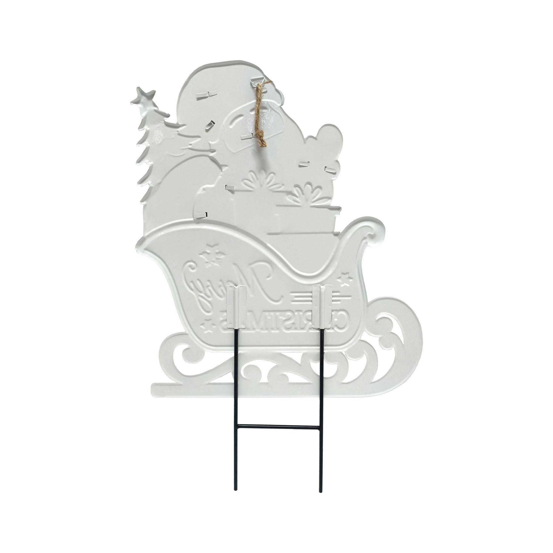 slide 2 of 3, 1.9ft. Santa Yard Stake By Ashland, 1.9 ft