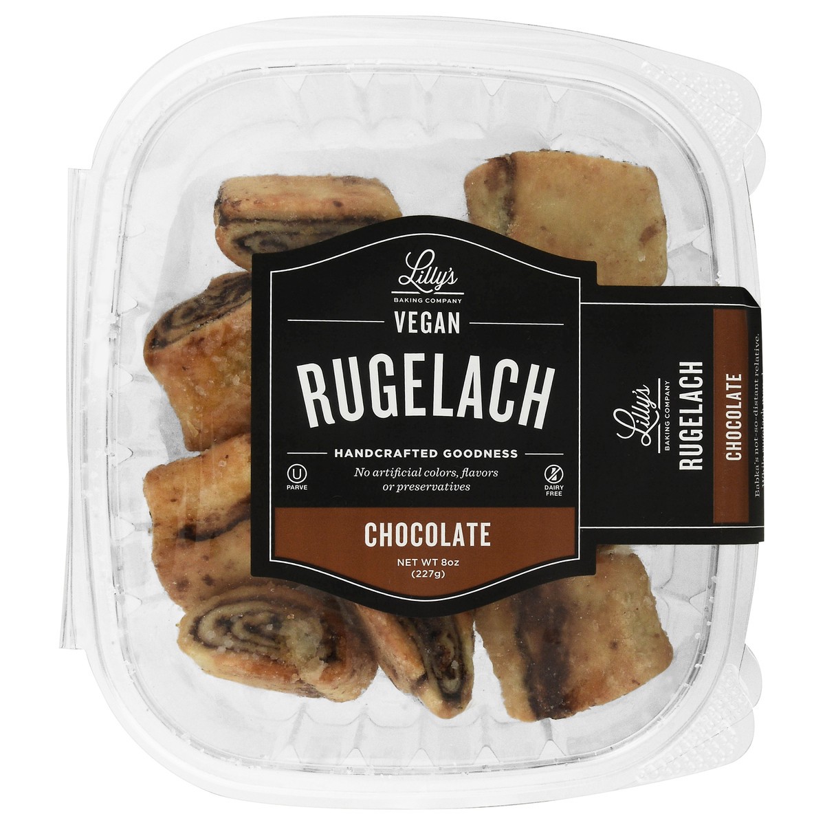 slide 13 of 14, Lilly's Baking Company Vegan Chocolate Rugelach 8 oz, 8 oz