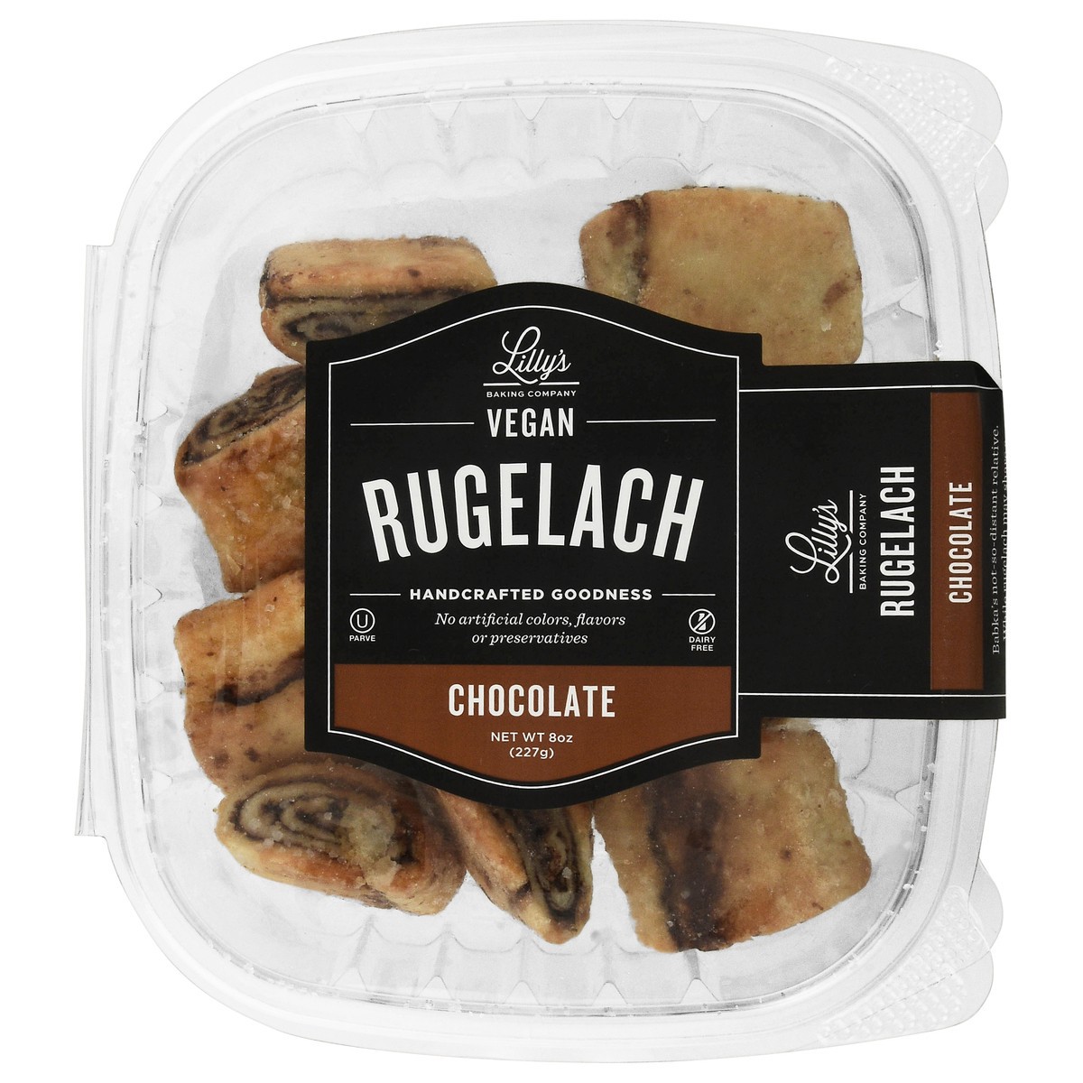 slide 6 of 14, Lilly's Baking Company Vegan Chocolate Rugelach 8 oz, 8 oz