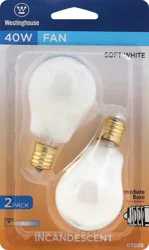 Westinghouse 40 Watts Fan Soft White 2 Pack Incandescent Light Bulbs 2 ea