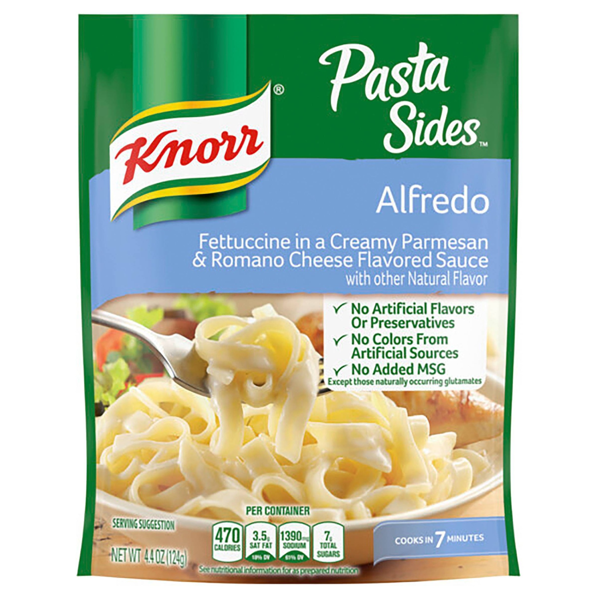 slide 1 of 5, Knorr Pasta Sides Pasta Side Dish Alfredo, 4.4 oz