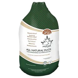 Maple Leaf Farms All Nat Whole Duck W/orange Sauce Frozen - LB