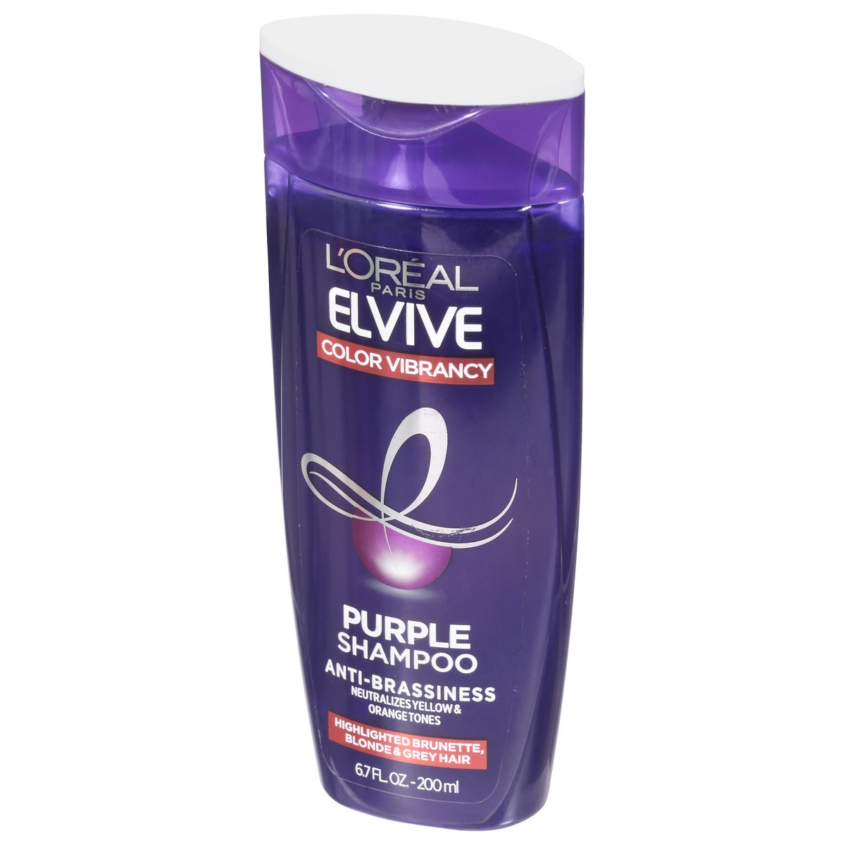 slide 10 of 10, L'Oréal Purple Color Vibrancy Anti-Brassiness Shampoo 6.7 fl oz, 6.7 oz