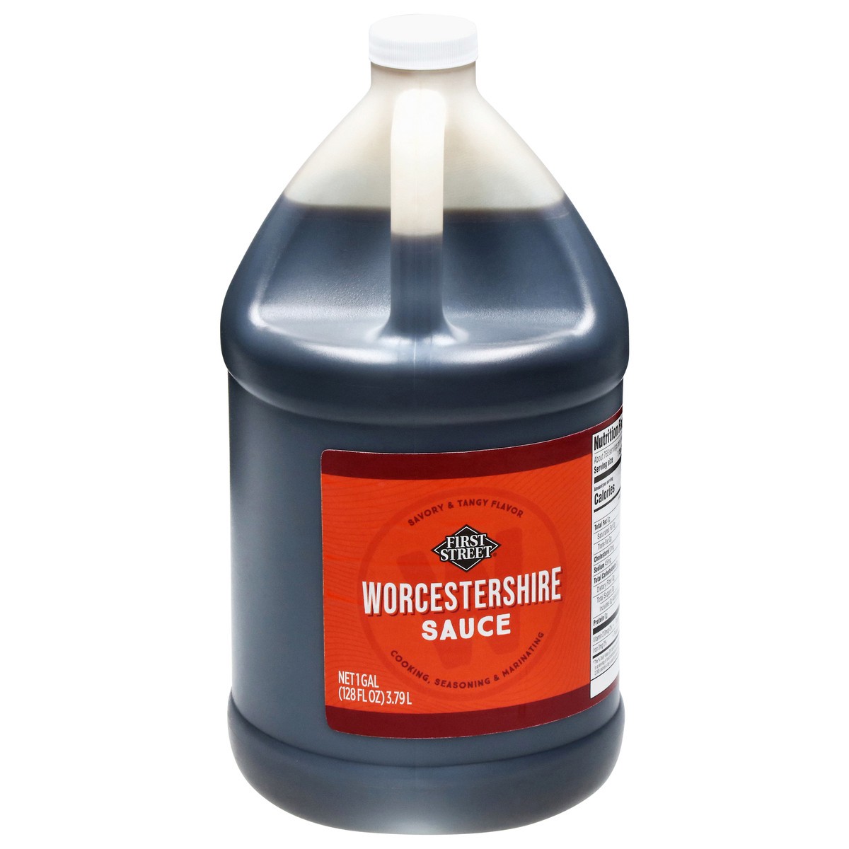 slide 1 of 4, First Street Worcestershire Sauce, 1 gal
