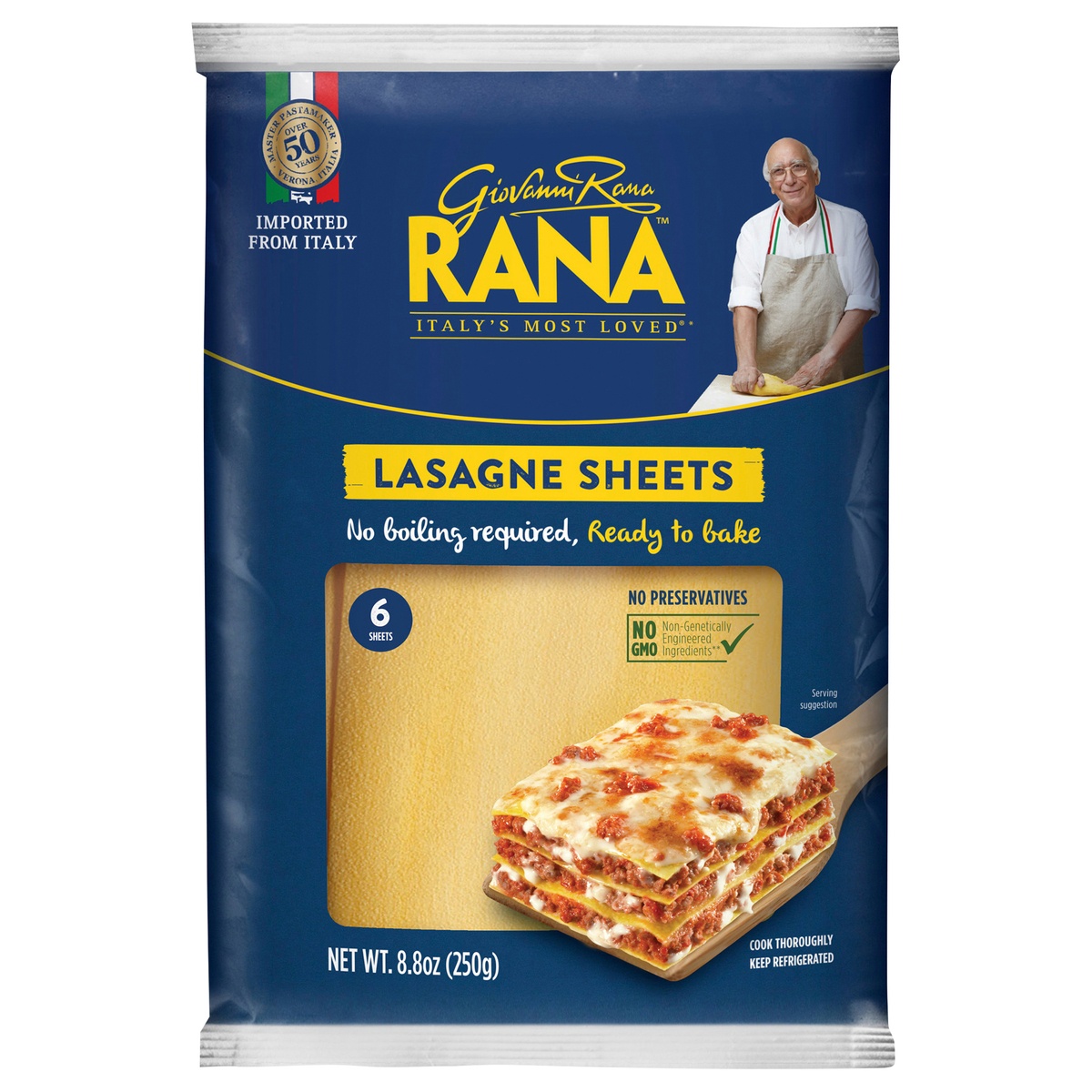 slide 1 of 3, Giovanni Rana Lasagna Sheets, 8.8 oz