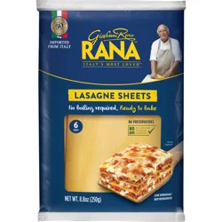 Rana No Boil Lasagne Refrigerated Pasta