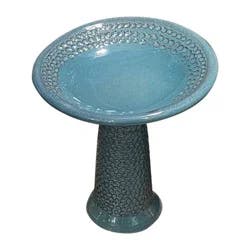 Hd Outdoors Theo Mini Birdbath - Teal