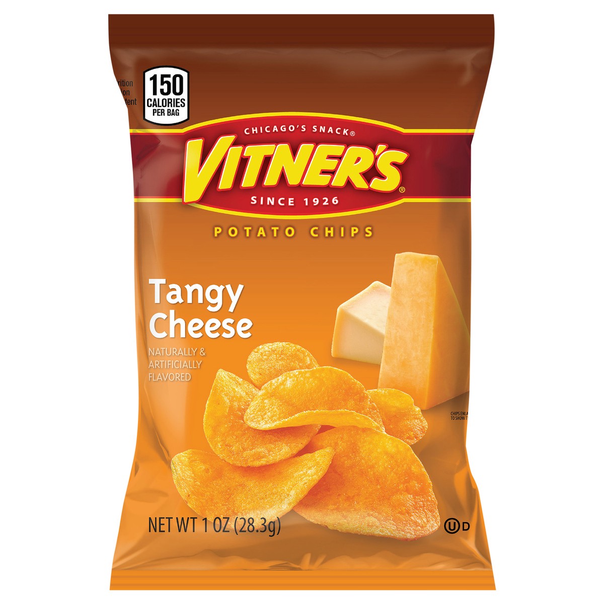slide 1 of 11, Vitner's 1 oz Vitner's Tangy Triple Cheese Chip, 1 oz