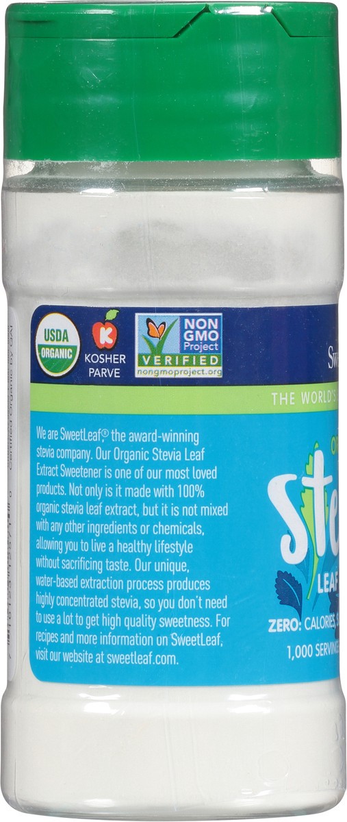slide 6 of 13, SweetLeaf Wisdom Natural Brands Sweetleaf Organic Stevia Extract Sweetener, 0.9 oz