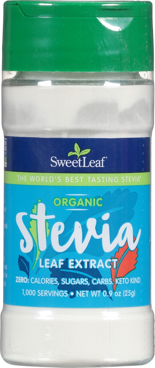 slide 8 of 13, SweetLeaf Wisdom Natural Brands Sweetleaf Organic Stevia Extract Sweetener, 0.9 oz