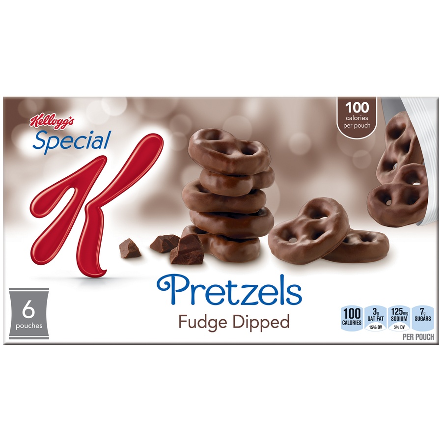 slide 1 of 6, Kellogg's Special K Fudge Dipped Pretzels, 6 ct; 0.74 oz