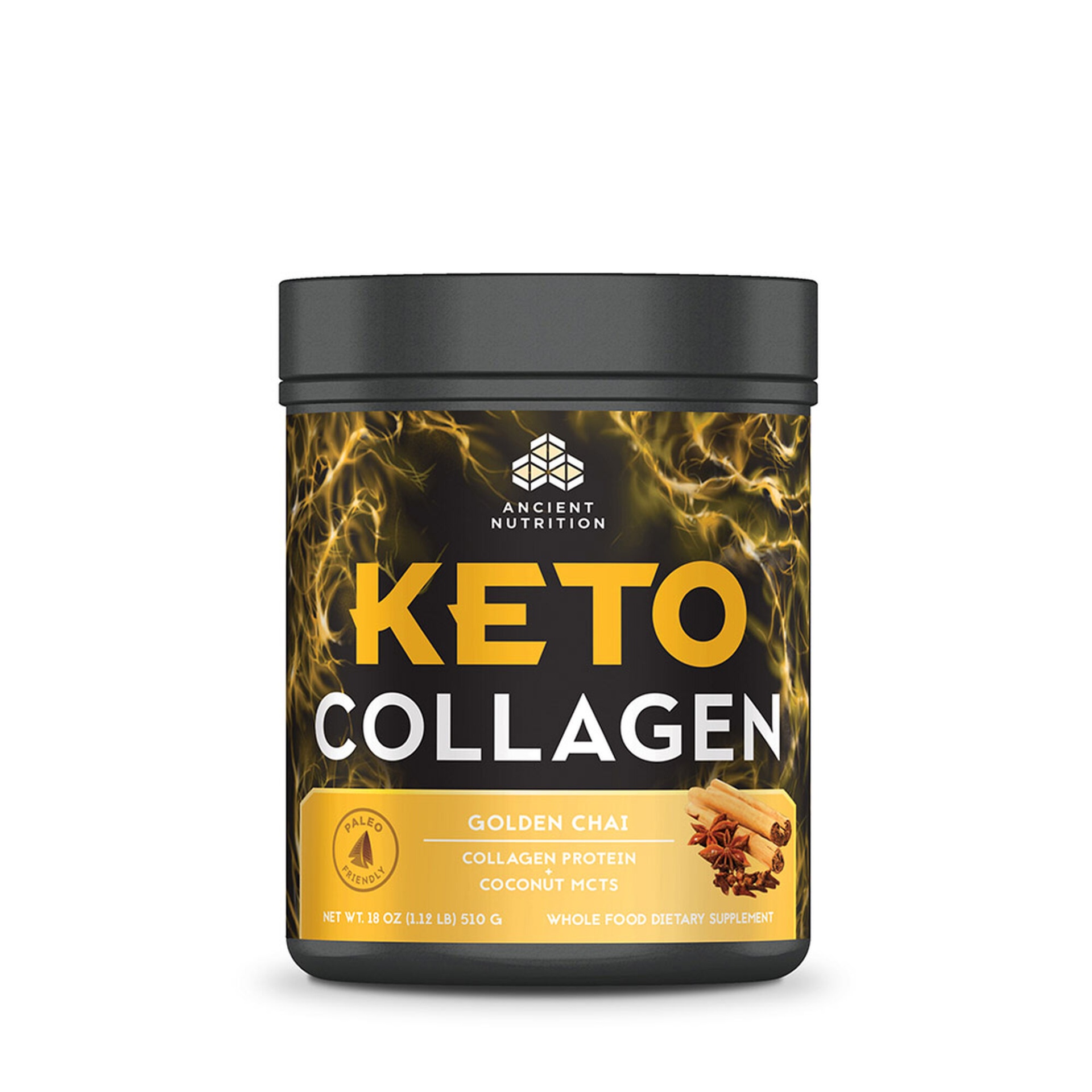 slide 1 of 1, Ancient Nutrition KetoCOLLAGEN - Golden Chai, 1 ct