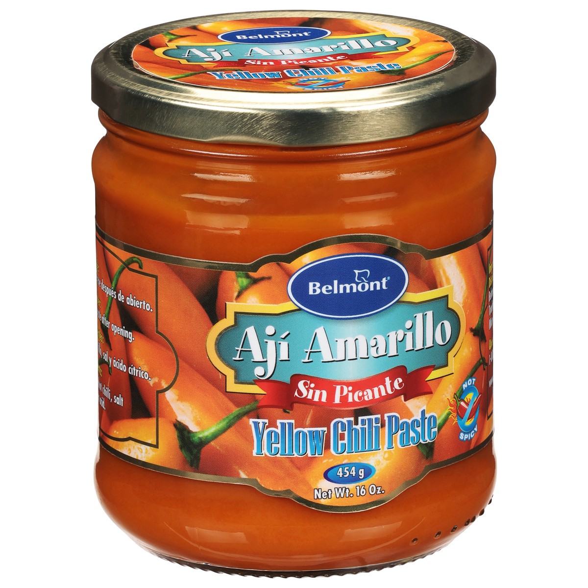 slide 8 of 9, Belmont Aji Amarillo Yellow Chili Paste - 16 oz, 16 oz