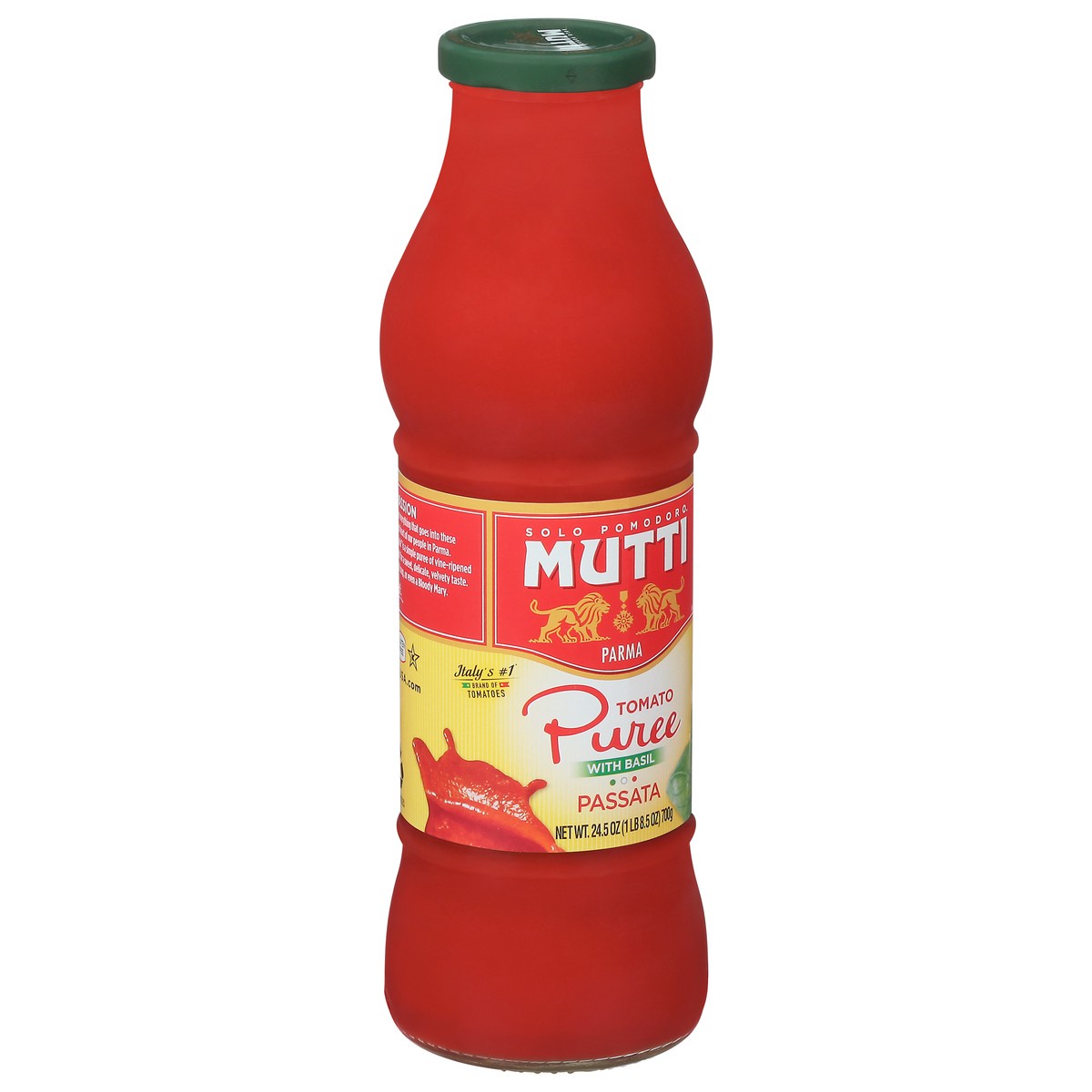 slide 11 of 13, Mutti Tomato Puree With Basil 24.5 oz, 24.5 oz