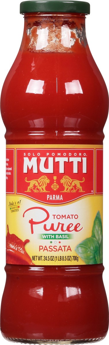 slide 1 of 13, Mutti Tomato Puree With Basil 24.5 oz, 24.5 oz