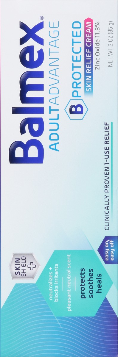 slide 4 of 9, Balmex AdultAdvantage B Protected Skin Relief Cream 3 oz, 3 oz
