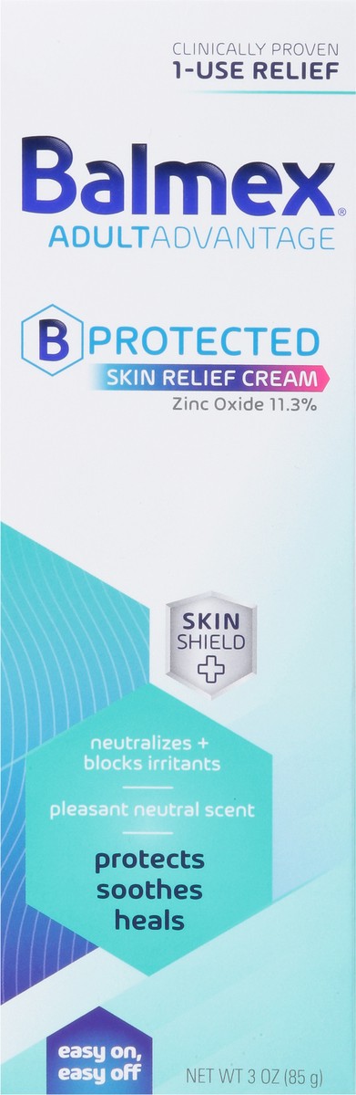 slide 5 of 9, Balmex AdultAdvantage B Protected Skin Relief Cream 3 oz, 3 oz