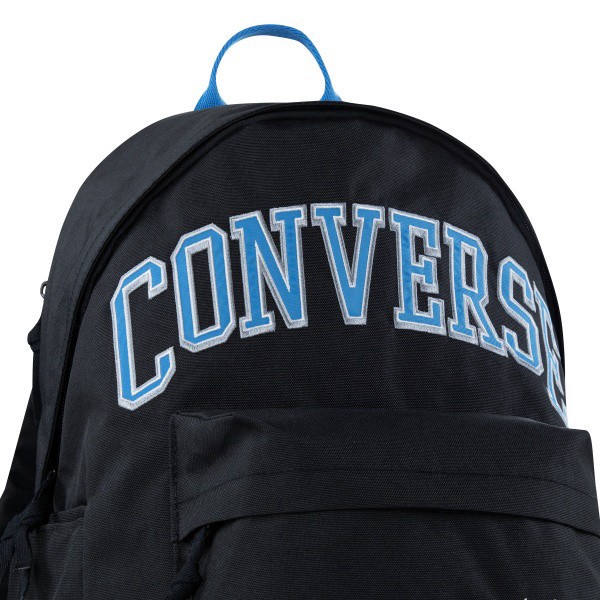 slide 10 of 10, Converse Varsity Microsuede 17" Backpack - Black, 17 in