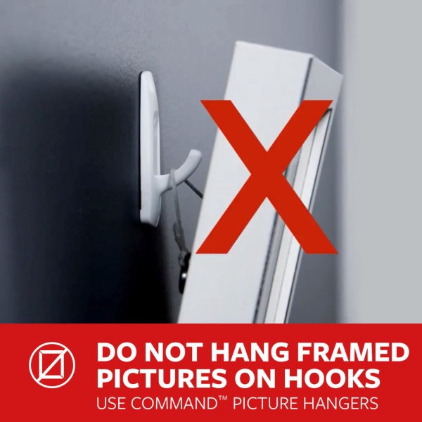 slide 8 of 10, 3M Command Mega Pack Utility Hooks, Small, White, Pack Of 24, 24 ct