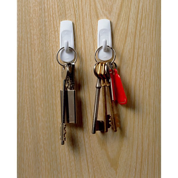 slide 6 of 10, 3M Command Mega Pack Utility Hooks, Small, White, Pack Of 24, 24 ct