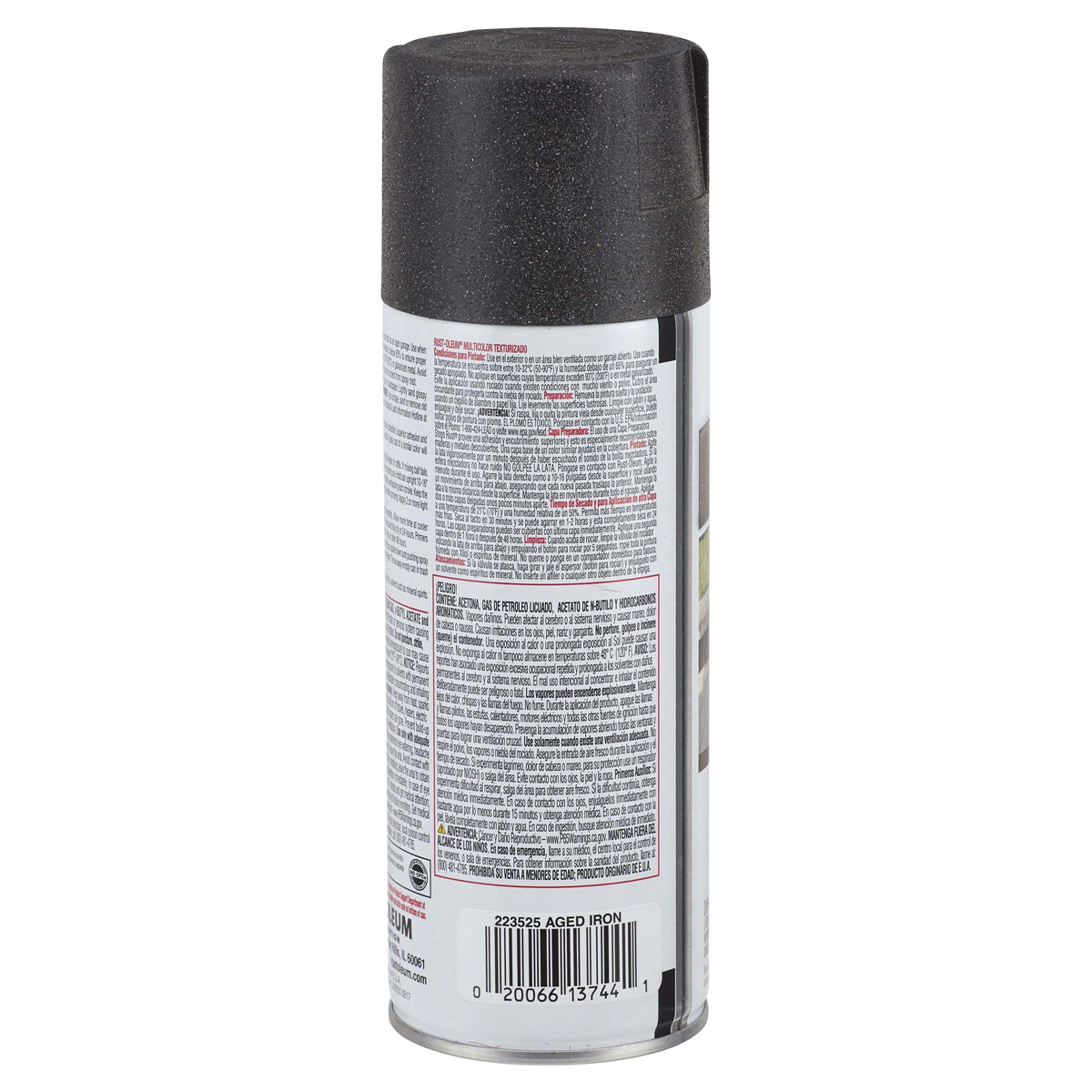 slide 5 of 9, Rust-Oleum Stops Rust Protective Multi-Color Textured Spray Paint - 223525, Aged Iron, 12 oz