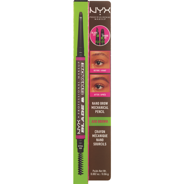 slide 1 of 1, NYX Blade N Shade Ash Brown, 1 ct